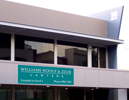 Aluminium sign