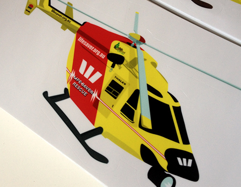 custom stickers printed and profile cut